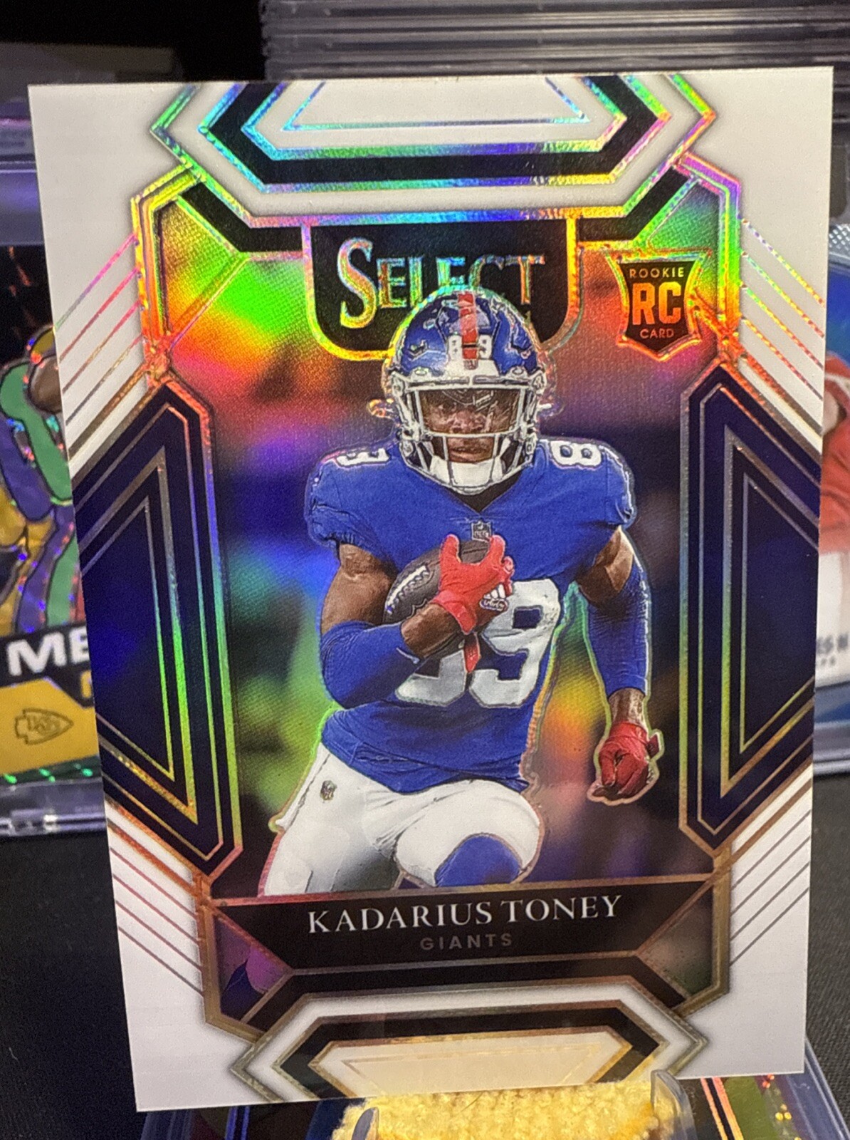 2021 Panini Select Kadarius Toney Club Level White Prizm /35 #252 SSP Chiefs