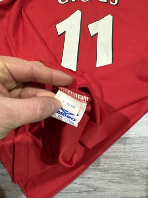 Manchester United #11 GIGGS 1998 2000 Umbro Home Football Shirt