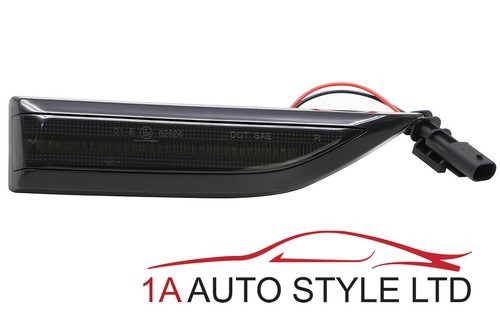 VW T6 Dynamic LED side indicator repeaters smoked black sequential flowing light - Picture 7 of 12