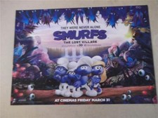 CG113. Mini Film Poster. The Smurfs. The Lost Village.