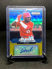 JAY ALLEN 2022 Panini Prizm Draft Picks Gold Prizm Prospect Auto RC / 10
