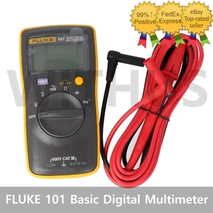 FLUKE 101 Compteur portable de poche numérique multimètre de base AC DC Testeur Volt=