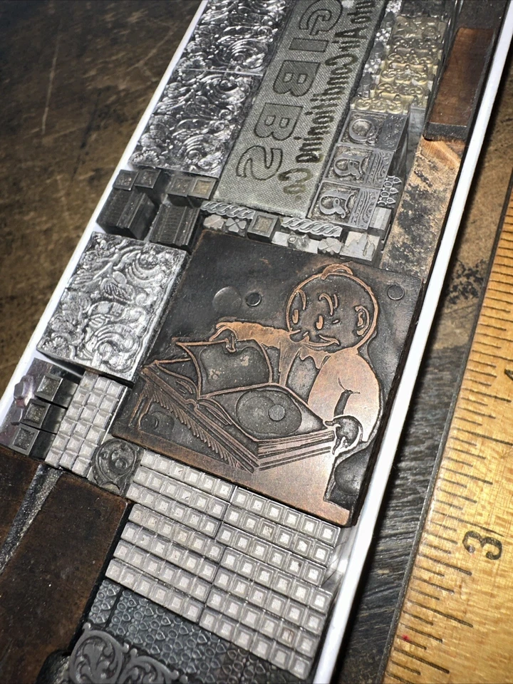 Print Blocks “ Lead Ornamental Borders Dingbats” Variety Beautiful Designs! C12 - Image 3 of 4