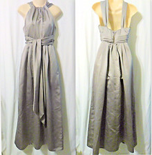 Vera Wang Dusty Lavender Satin Bridesmaid Formal Prom Evening Gown Size 2