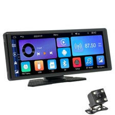 10.26in Portable Car Play Android Auto Touch Screen Car Stereo Radio W/Camera
