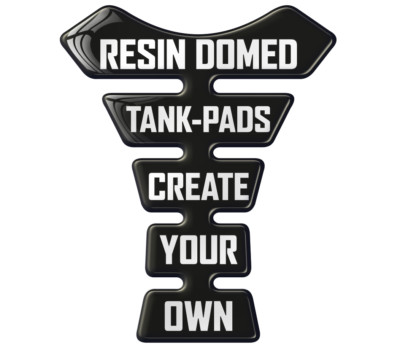 Create your own design, Resin Domed K1 Tank Pad