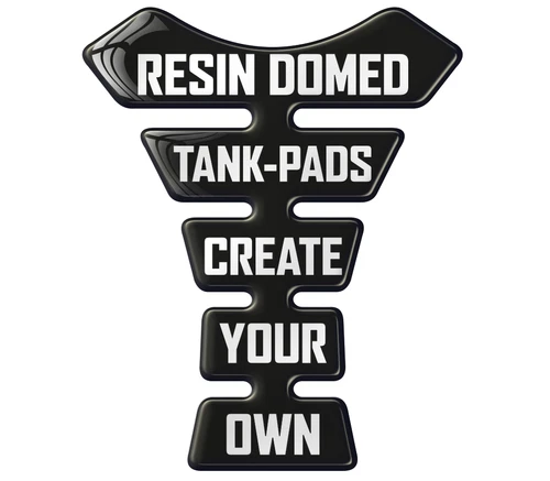 Create your own design, Resin Domed K1 Tank Pad