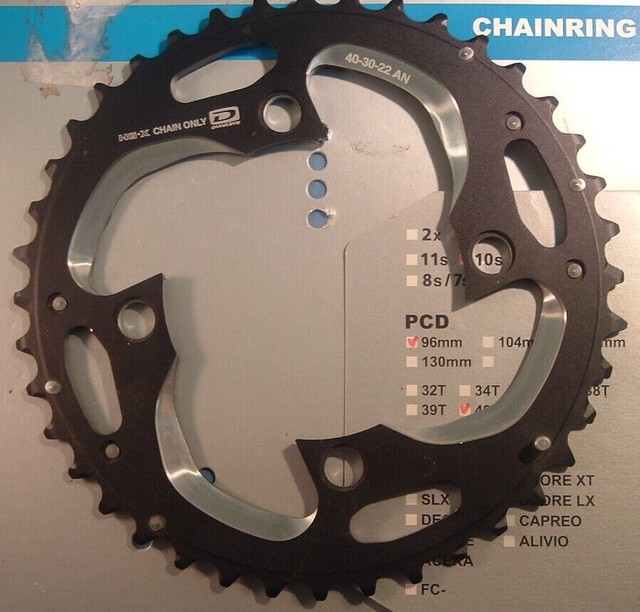 plato XT Fc-m782 40t 3x10 Speed | Compra online en eBay