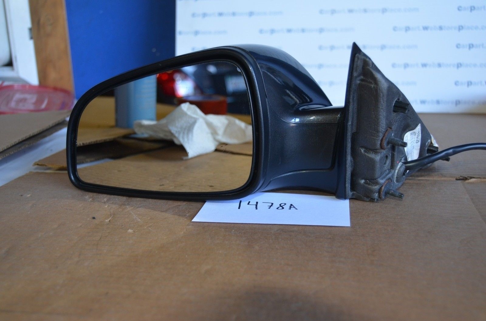 A-Premium Left Driver Side Non-Heated Mirror Glass With Backing Plate Compatible Chevrolet Malibu 2008 2012 Saturn Aura 2007 2009 Exterior Side View Flat - Foto 8