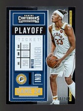 2020-21 CONTENDERS PLAYOFF TICKET #57 MYLES TURNER 214/249 INDIANA PACERS