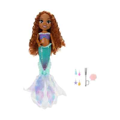 Disney The Little Mermaid Under the Sea Exploring Ariel Large Doll, Ages 3+