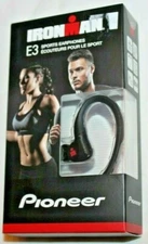 Ironman by Pioneer Black E3 Sports Fully Enclosed Headphones Earphones SE-E3M