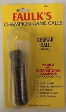 Vintage Chukar Call! Faulk's Champion  Calls! Mod. C-9-C! Unique old Rare Item! 