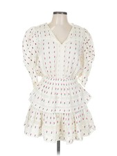 LoveShackFancy Women White Casual Dress L