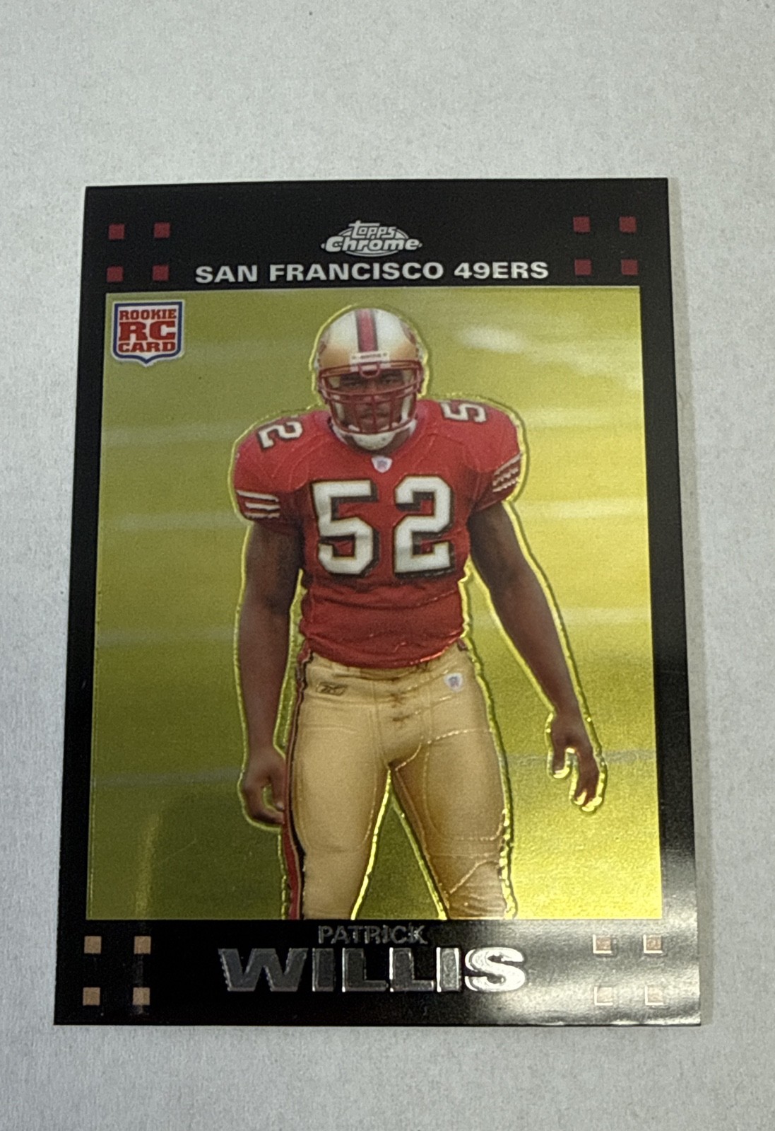 2007 Topps Chrome - Patrick Willis #TC240 (RC)