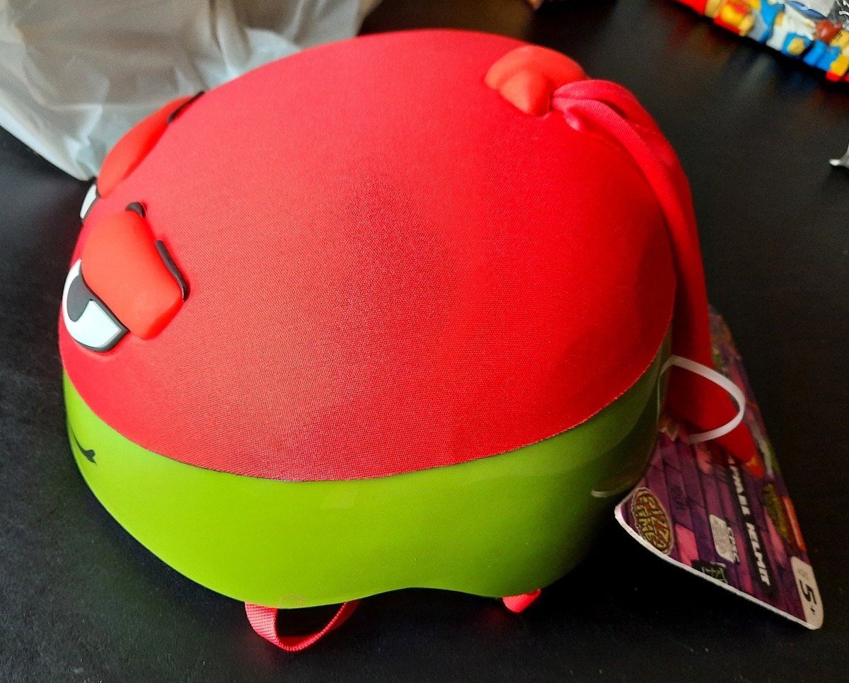 3d tmnt raphael bike helmet TMNT Raphael Bike Bicycle Helmet NEW Kids 21-22