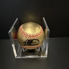 Bartolo Colon signed Rawlings Official Gold Baseball