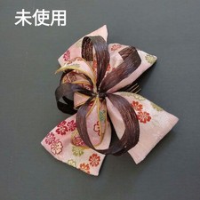 Retro Japanese Hair Ornament Comb Ribbon Vintage Kimono No. Unused