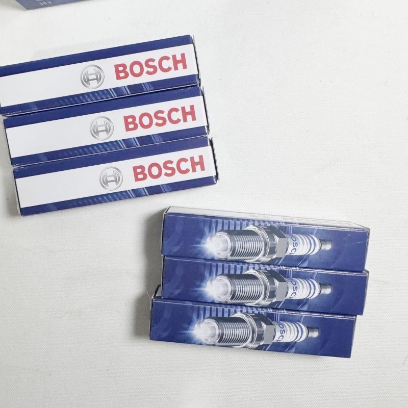 6X Bosch ZGR6STE2 Spark Plugs Fits For BMW E60 E90 E92 E93 135i 335i 535i OEM