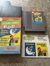 Sesame Street 123 (Nintendo Entertainment System, 1989) TESTED Box Manual NES