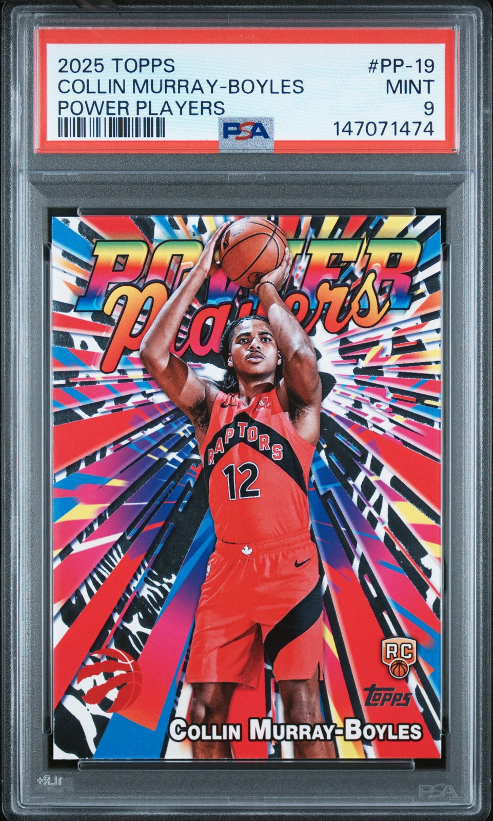 2025 TOPPS POWER PLAYERS #PP-19 COLLIN MURRAY-BOYLES PSA 9