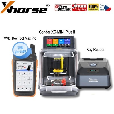 Xhorse Condor XC-MINI Plus II Cut Machine & VVDI Key Tool Max Pro & Key Reader