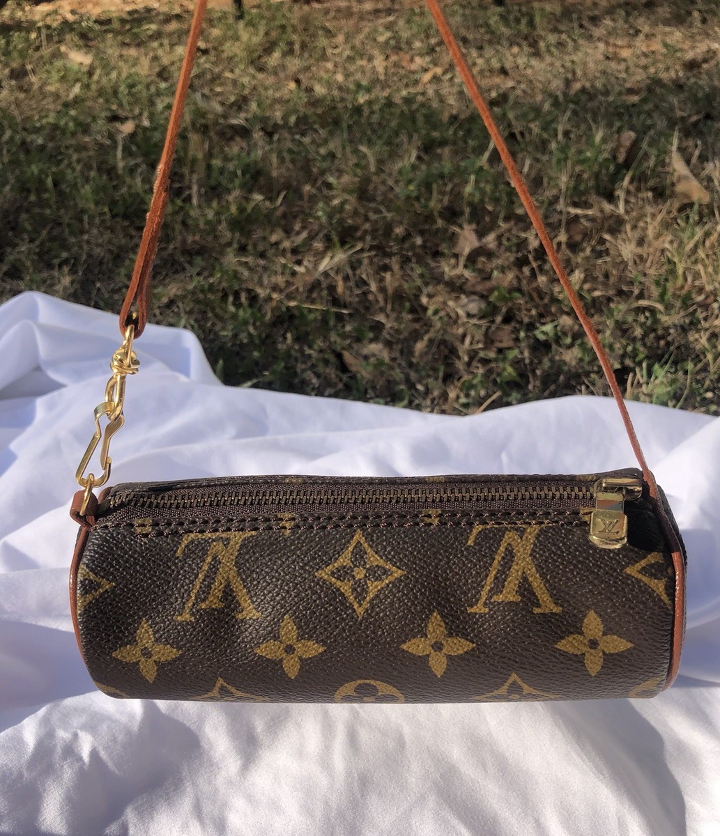 AUTHENTIC Louis Vuitton Papillon Mini Pochette Bag Monogram