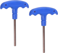 2Stk H5 T-Griff Sechskant SchlüSsel SchraubenschlüSsel 5Mm S2 Stahl T-SchlüSsel