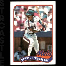 Darryl Strawberry 1989 Topps #300 New York Mets ⚾ Baseball Card