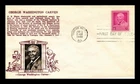 DR JIM STAMPS US COVER DR GEORGE WASHINGTON CARVER FDC SCOTT 953 CROSBY PHOTO