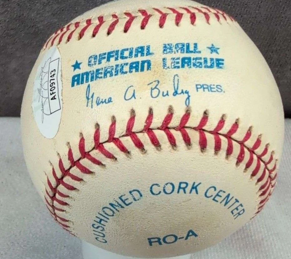 David Segui Baltimore Orioles Autografiado Firmado ROMLB Béisbol Certificado de Autenticidad JSA Foto 2 de 3