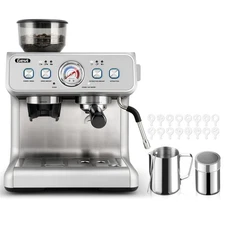 GEVI DUAL BOILER ESPRESSO MACHINE & 4PCS ESPRESSO MACHINE - Scratch & Dent