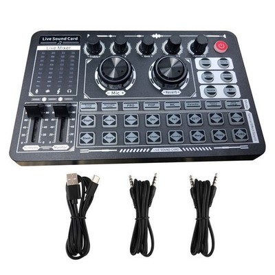 1set P999 Multi-function Live Sound Card For Live Steaming For Music Recording