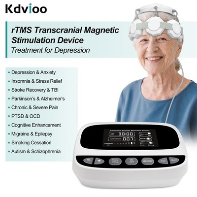 Repetitive Transcranial Magnetic Machine Relax Care Seasonal Depression Relief