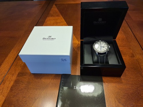 Damasko DC67 Chronograph pilot watch - white luminous dial.