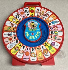 Vintage 1983 Mattel See 'N Say The Bee Says Alphabet Words Pull Cord Works 