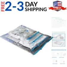 16-Pack Vacuum Storage Bags Variety Pack with Hand Pump Included