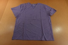 Mandala Mens Size Large Nightshade Short Sleeve V Neck 2 Pocket Scrub Top NWT