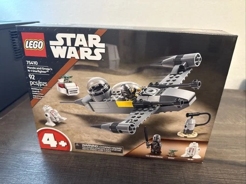 LEGO STAR WARS #75410 MANDO AND GROGU'S N-1 STAR FIGHTER 92 PC. SET. NEW