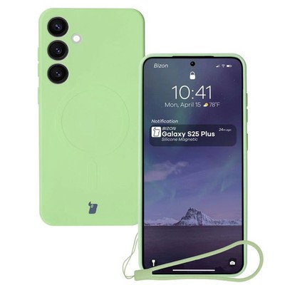 Handyhülle für Galaxy S25 Plus/S24 Plus Bizon Case Cover Schutzhülle Hellgrün