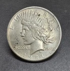1921 High Relief Peace Dollar $1 Silver Coin XF Details