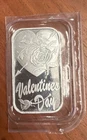 Valentine's Day Silver Bar  .999 Fine