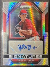 2023 Panini Prizm Baseball Hyper Prizm Auto #SIG-GM Griff McGarry
