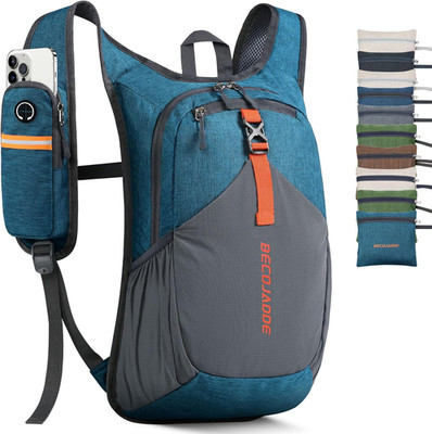 15L Small Hiking Backpack for Men Women Foldable Packable Back Pack Ultralight H