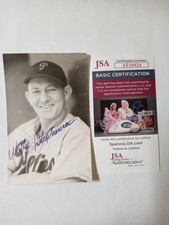 Walter Stephenson Black & White 4x6 Photo Postcard JSA Certified Autograph -1 #