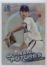 2021 Bowman Chrome 40-Man Futures Mick Abel #FMF-14 1ab6