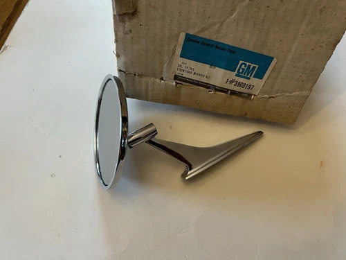 Nos Flawed gm 1967 Camaro SS Firebird Chevelle Nova Side View Mirror gm#3909197