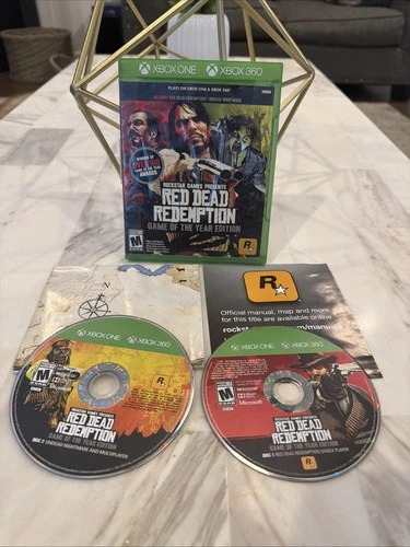 Red Dead Redemption GOTY Xbox 360 Xbox One Complete CIB Map Tested