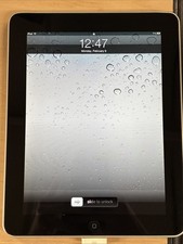 Apple iPad 1st Gen. Tablet 13GB Model A1219 Silver