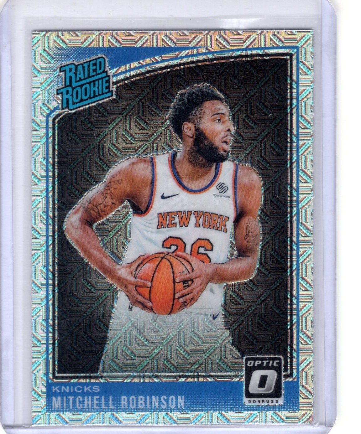 2018-19 Donruss Optic #163 Mitchell Robinson Choice Prizm RC Knicks